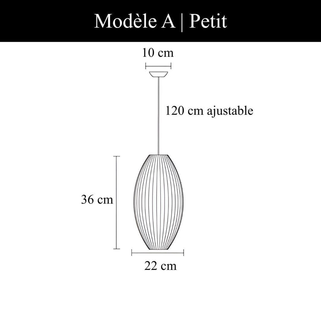 Suspension au design aérien | Style Japandi