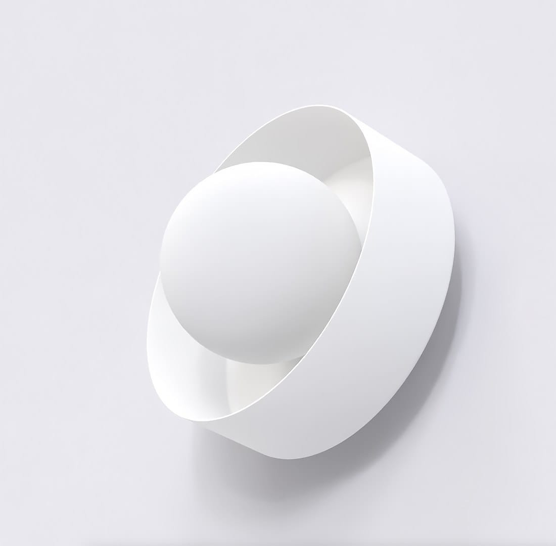 Lampe de table verre cylindrique minimaliste