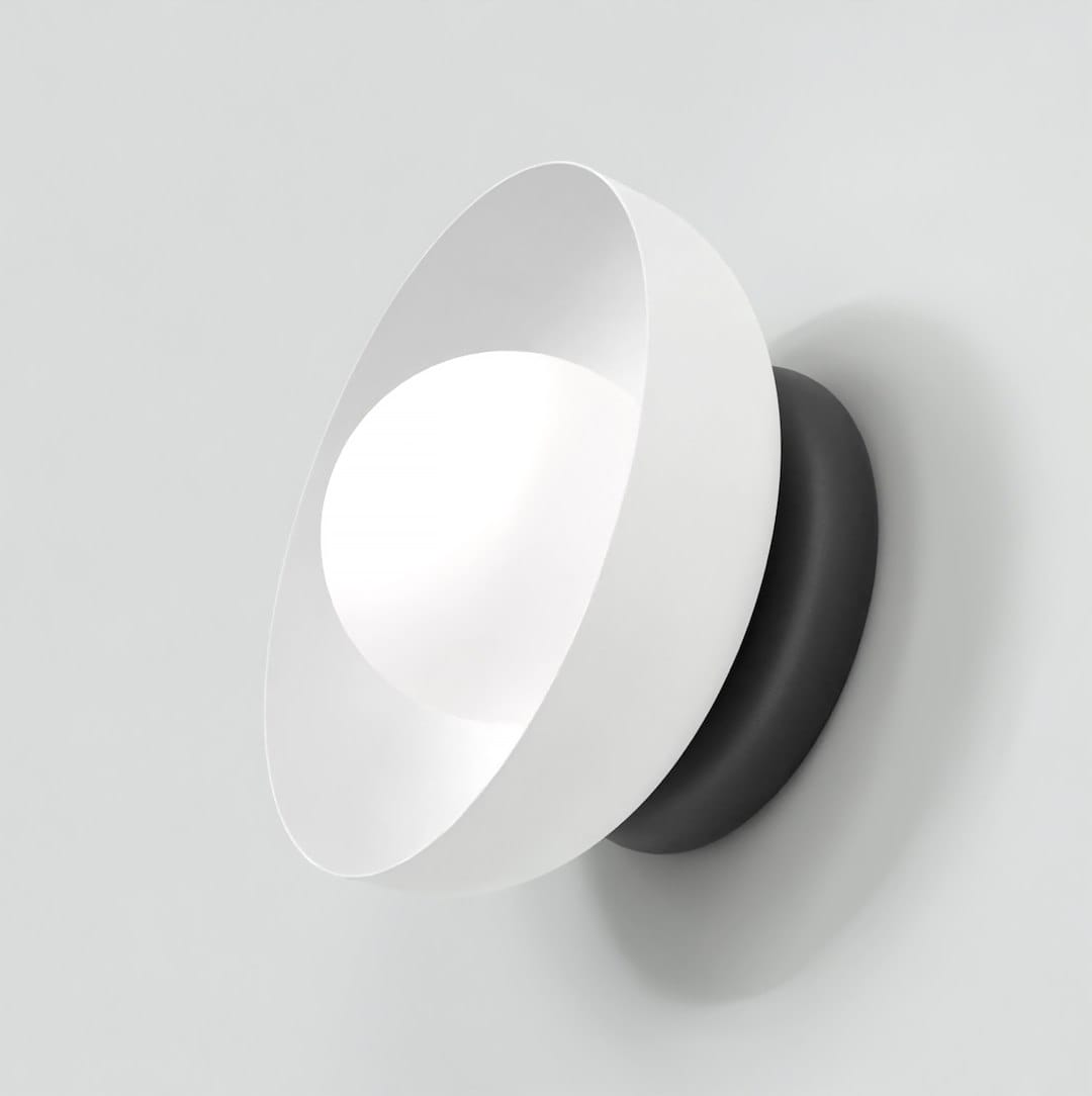 Lampe de table verre cylindrique minimaliste