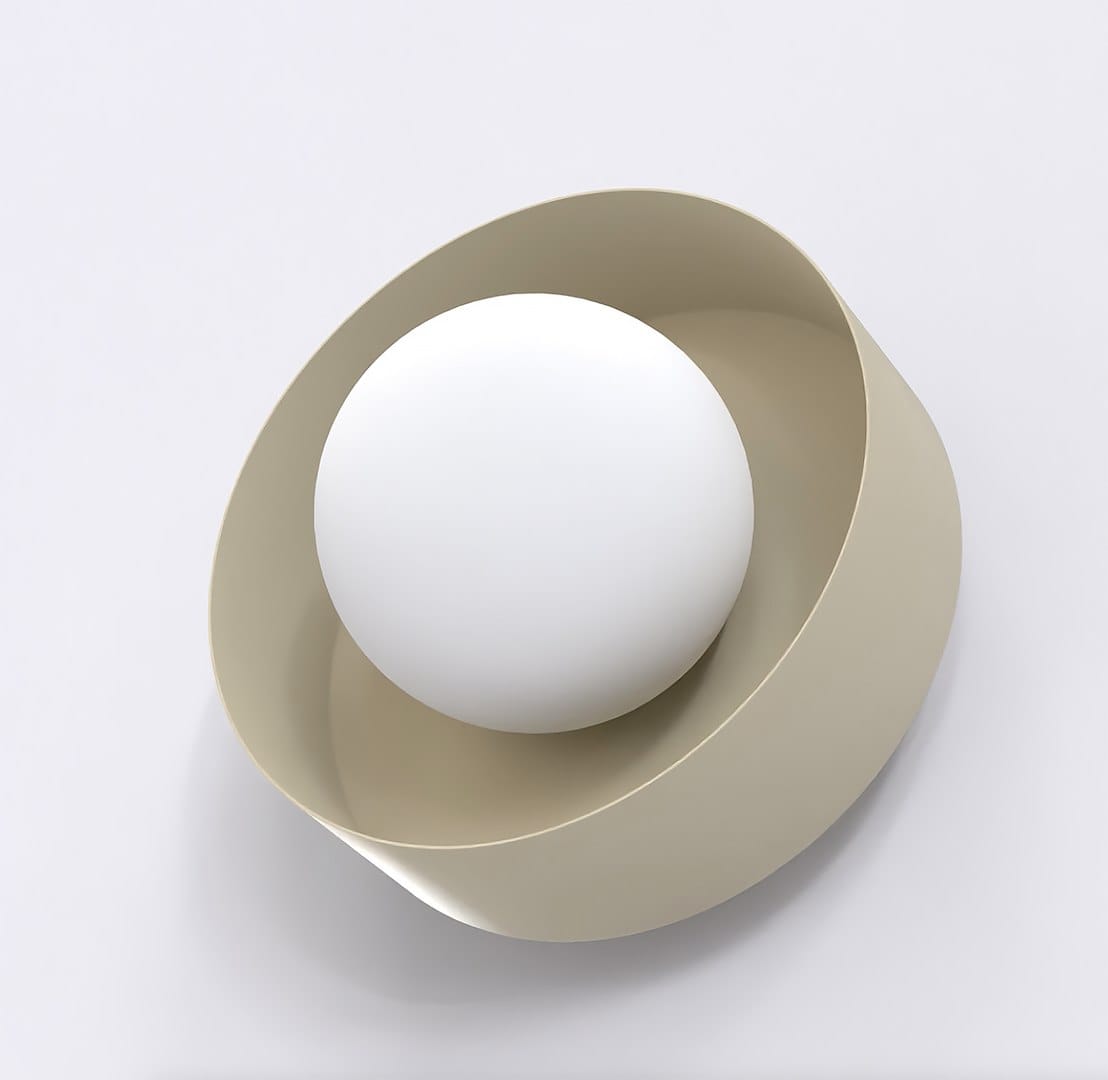 Lampe de table verre cylindrique minimaliste