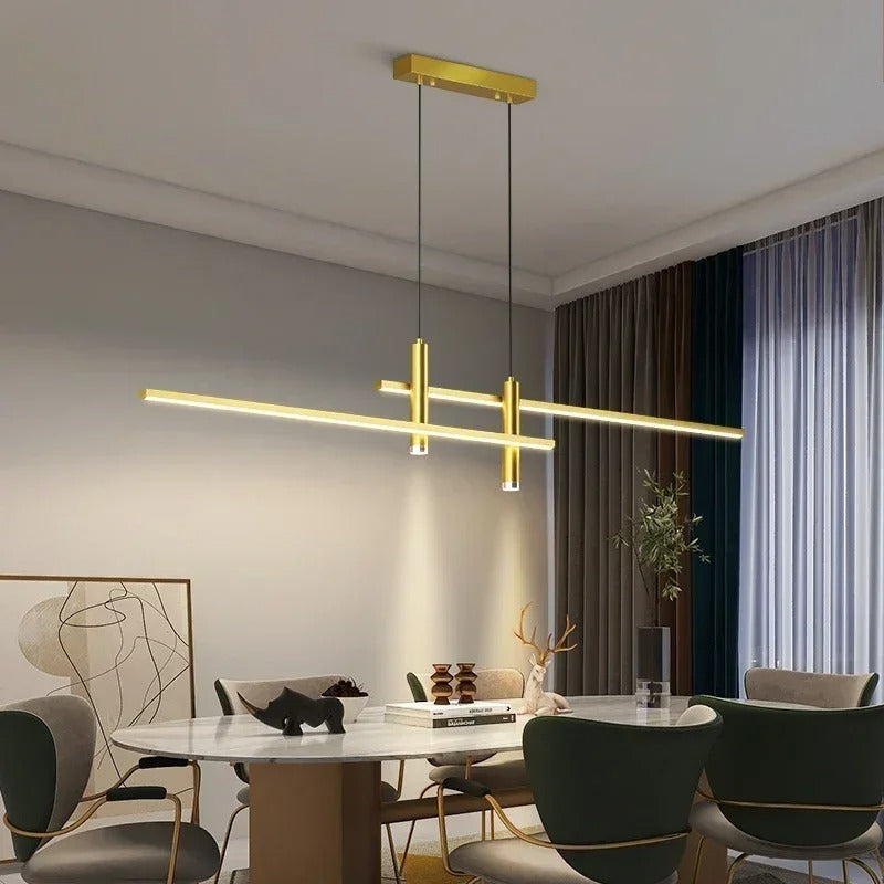 Suspension luminaire spots au design minimaliste et moderne