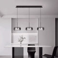 Plafonnier industriel pour cuisine avec triple anneaux