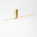Plafonnier LED minimaliste barre lumineuse en métal – Mahil, noir