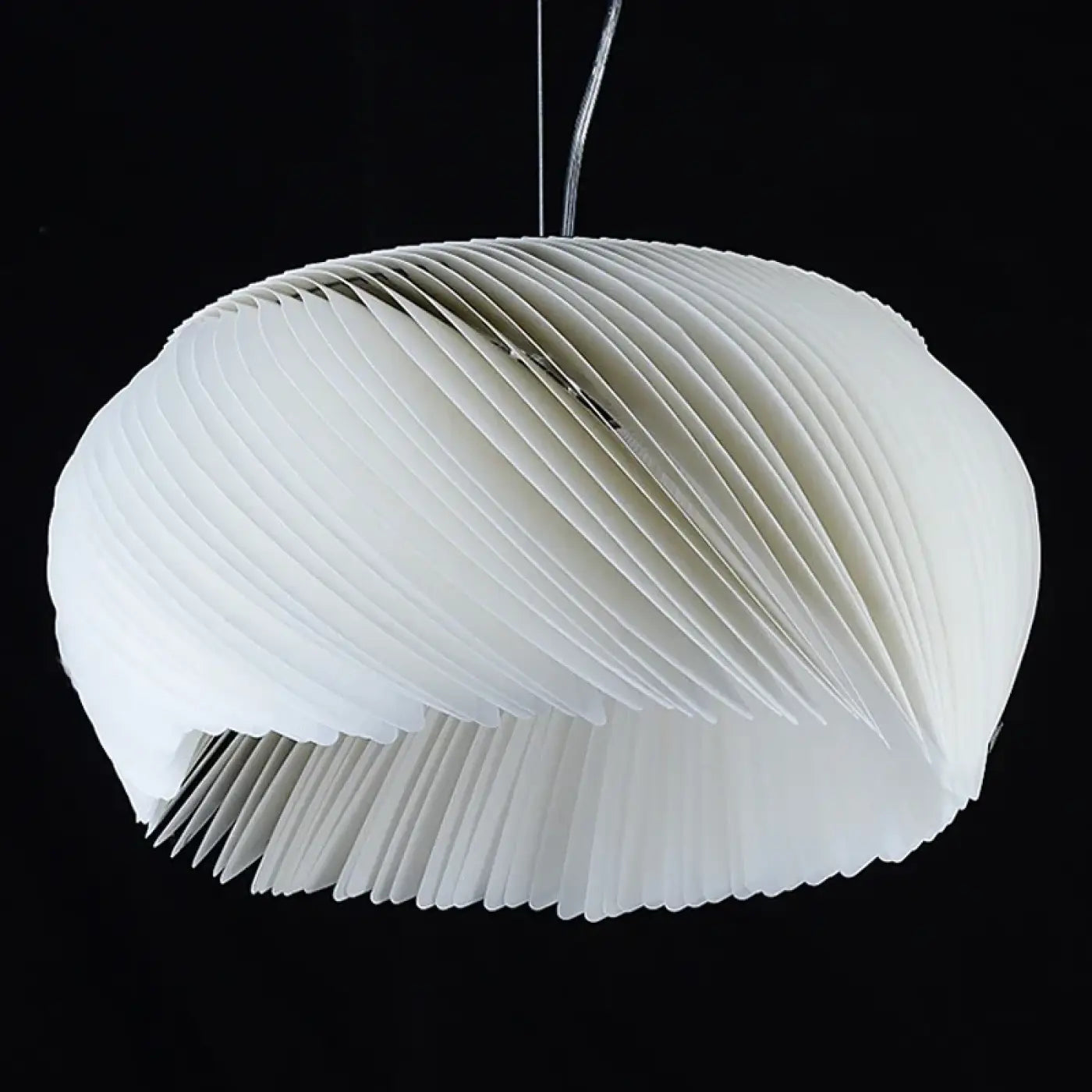 Suspension Design Moderne Blanche Forme Organique Élégante